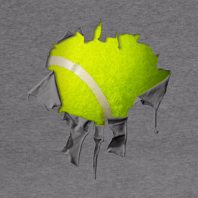 Shredded, Ripped and Torn Tennis by eBrushDesign